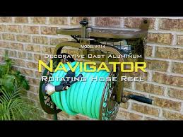 Check spelling or type a new query. Model 714 Liberty Garden Decorative Cast Aluminum Navigator Rotating Hose Reel Youtube