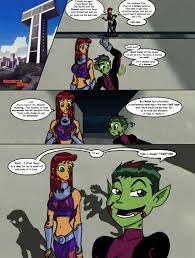 Starfires Shared Shower Sex Comic | HD Porn Comics