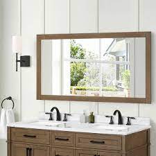 Bathroom Vanity Mirror In Almond Toffee