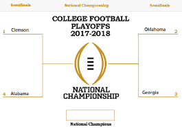 The official 2019 college football bracket for fcs. College Football Playoff 2018 Bracket Set A Sea Of Blue