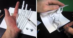 Our easy tutorials all come with a super handy directed drawing printable and are perfect for all ages. Italian Artist Brings His 3d Drawings To Life By Making Them Leap Off The Paper Bored Panda