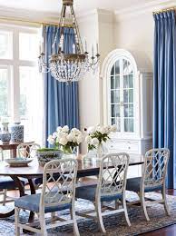 Blue And White Monday Suzanne Kasler Style The Pink Pagoda Dining Room Blue White Dining Room White Decor