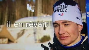 Eric PERROT Premier Podium Coupe du Monde BIATHLON