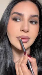 Cool tone lip combo @maccosmeticsusa , -stone lip liner, -myth lipstick ,  -c-thru gloss, -oyster girl gloss