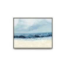 Ivory blue starfish seashells lighthouses wall decor in michaels.com. Coastal Tropical Wall Art Bed Bath Beyond