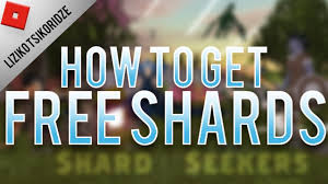 Shards are a rare item that can help you big time when it comes to training, bringing up certain battle statistics. How To Get Free Shards Quickly And Easily On Roblox Shard Seekers Roblox Youtube