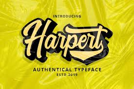 Classics (baskerville, futura, garamond) alongside hot new fonts (argent cf, lufga,bauziet). Harpertscript Font
