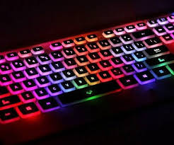 Rainbow Light Up Keyboard