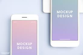 Download Download Premium Psd Of Premium Mobile Phone Screen Mockup Template 527598 Mockup Template Free Phone Mockup Phone Screen
