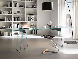Nella Vetrina Tonelli Kasteel Modern Italian Glass Desk Modern Home Office Furniture Modern Glass Desk Contemporary Home Office Furniture