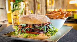 Hans Im Gluck Burgergrill Lebensmittel Essen Burger Restaurant Speisekarte