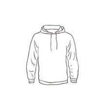 Choose any of 4 images and try to draw it. Hoodie Template Sketch Vector Images Over 880