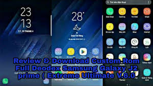 Remove custom recovery like twrp and cwm, if installed, on your galaxy j2. Custom Rom Full Deodex Samsung Galaxy J2 Prime Extreme Ultimate V 6 0 Youtube