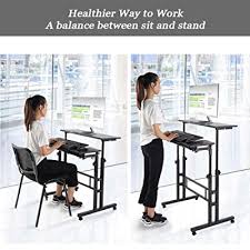 We did not find results for: Buy 2 Tier Mobile Stand Up Desk Computer Desk With Keyboard Tray Adjustable Portable Standing Computer Workstation Table For Small Spaces Home Office Rolling Desk For Computer Mdf Board Black Online In Taiwan