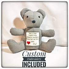 The work … done well two days ago. Small Teddy Bear Memory Bear Handmade Bear Memory Of Etsy In 2021 Keepsake Bear Memory Bear Memory Bears Pattern