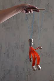 How To Make A Marionette Puppet Out Of Wood Mini Marionette Funny Little Puppet Made Of Wood And Felt Puppet Making Puppet Crafts Puppets