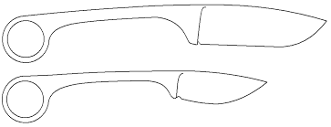 Bird And Trout Knife Design Pin On Blade Templates