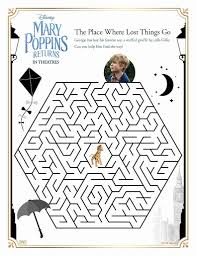 By best coloring pagesmay 22nd 2019. Free Printable Mary Poppins Returns Coloring Activity Sheets Any Tots
