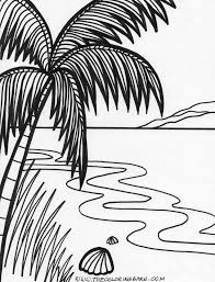 See more ideas about sketches, art drawings, pencil sketches easy. Palm Tree Sunset Coloring Pages