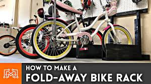 Great savings free delivery / collection on many items. How To Make A Fold Away Bike Rack Woodworking I Like To Make Stuff Youtube