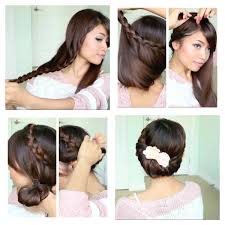 Creates a slightly careless, but at the same time, stylish and refined image of a modern girl. Fold Over Lace Braid Updo Hairstyle Bebexo Hair Tutorial Braided Hairstyles Tutorials Hair Styles
