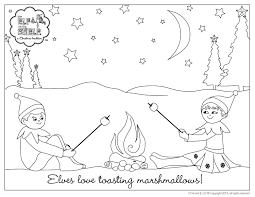 As Summer Winds Down Here At The North Pole The Elves Love Nothing More Than To Spend The Birthday Coloring Pages Coloring Pages Happy Birthday Coloring Pages