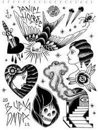 Afbeeldingsresultaat Voor Black And Grey Traditional Tattoo Flash Tatuagem Dor Da Tatuagem Desenhos Para Tatuagem