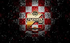 Football leagues from all over the world. Download Wallpapers Fc Emmen Glitter Logo Eredivisie Red White Checkered Background Soccer Dutch Football Club Fc Emmen Logo Mosaic Art Football Emmen Fc For Desktop Free Pictures For Desktop Free