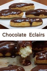 Chocolate Eclairs Recipe In The Kitchen With Matt Recipe Eclair Recipe Chocolate Eclair Recipe Desserts