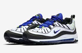 Official Images Nike Air Max 98 Racer Blue There S No Stopping The Nike Air Max 98 This Year As The Retro Runne Nike Air Max Nike Cheap Nike Air Max