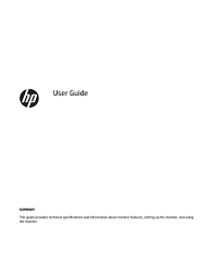 If the monitor did not seem to unlock the power button function. Hp E14 G4 Portable Monitor User Guide Manualzz