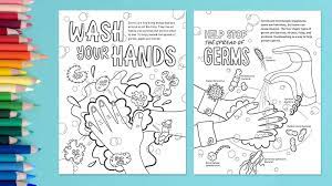 Free hand washing coloring page + find the hidden letter w's. Free Coloring Pages For Cute And Fun Germ Education