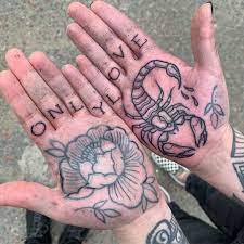 Luke A Ashley Lukeaashley Palm Tattoos Tattoos Hand Tattoos