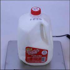 Weight Of Gallon Of Milk What Things Weigh