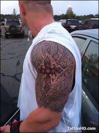 The cross is a symbol that simply. Shoulder Half Sleeve Cross Tattoos Elegant Arts Tattoo