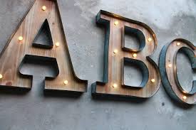 Leuchtbuchstaben Marquee Led Buchstaben Leuchtschrift Beleuchtet Vintage Loftambiente Ch Led Buchstaben Leuchtbuchstaben Leuchtschrift