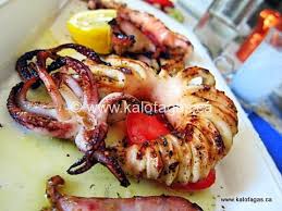 Grilled Calamari And Cumin Kalofagas Greek Food Beyond Grilled Calamari Calamari Recipes Greek Recipes