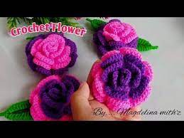 Cocok dan menarik dipajang di ruang tamu. Toturial Bunga Rose Atas Kotak Tisu Youtube Crochet Patterns Crochet Rose