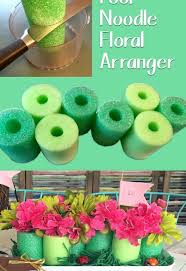 Theme Diy Birthday Decoration At Home 7 Ways To Diy A Pool Noodle Crafts Diy Gardening Home Decor Lighting Repurposing Upcycling S Luau Theme Party Luau Birthday Party Luau Party Decorations