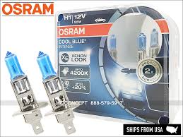 details about h1 osram cool blue intense halogen xenon look headlight bulbs 20 4200k