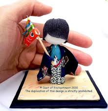Kurumie Washi Ningyo Kerajinan Boneka Kertas Jepang Boneka Kertas Washi Jepang