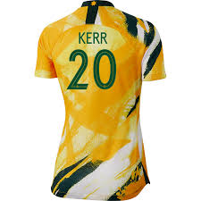 The title gave the matildas a berth at the 2011 fifa women's world cup in germany. Nike Sam Kerr Australia Women S Home Jersey 2019 L Girls Soccer Jersey Best Jersey