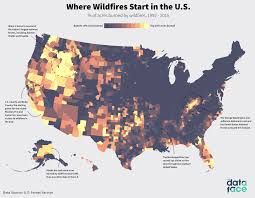 Oc Where Wildfires Start In The U S Maps World Geography Butte County This Is Us