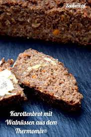 karottenbrot mit walnussen mein zaubertopf rezept karottenbrot brotrezepte thermomix thermomix brot backen