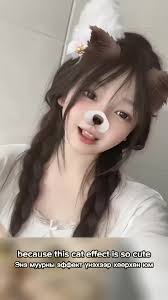 It takes 30 minutes to apply cat effect makeup but the end result looks  like a dog #lttmina #mongoliagirl #minamongolia