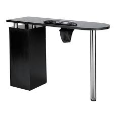 Manicure Station With Built In Dust Collector Nail Table With Extracting Vent Muebles Unas Mesas