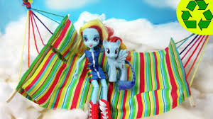 make a doll bed for rainbow dash doll crafts