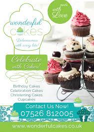 Wonderful Cakes Flyer Design Cake Business Cards Cake Business Flyer