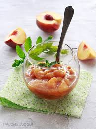 Compote De Peches A La Vanille Sans Sucre Ajoute Recette Compote De Peche Compote Sans Sucre Peche