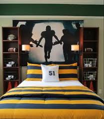You might have a small bedroom, an awkward space to work with, or sloping walls that get in the way. 21 Best Football Themed Bedroom Ideas Football Rooms Football Bedroom Boy Room